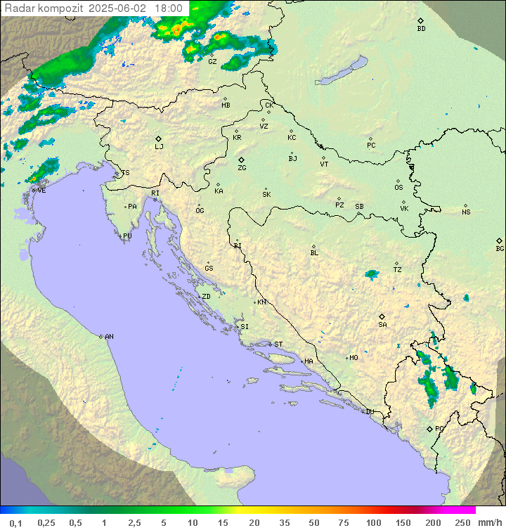 Padavine Hrvaška