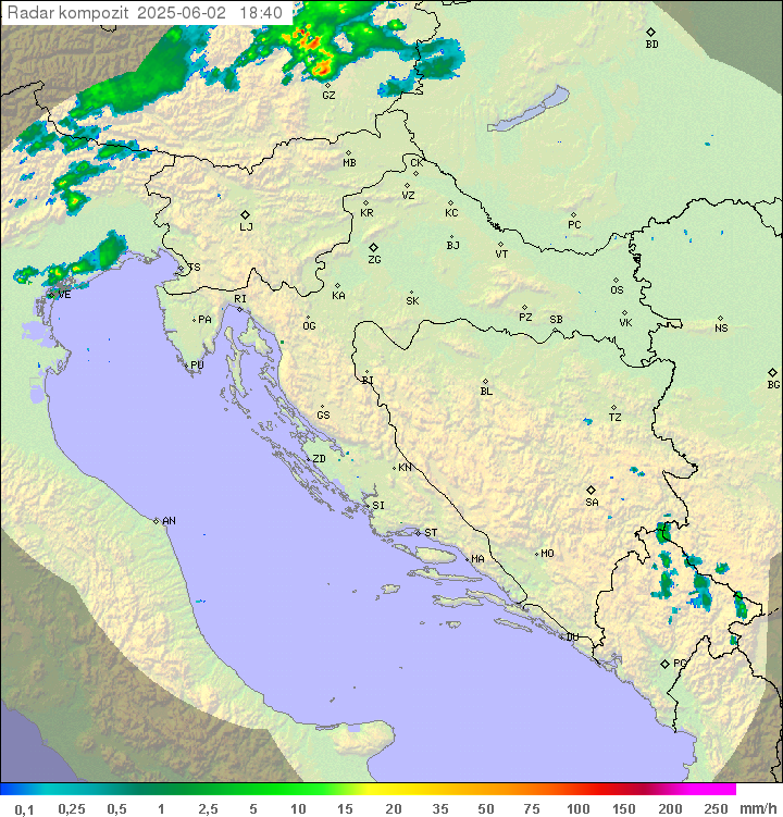 Padavine Hrvaška