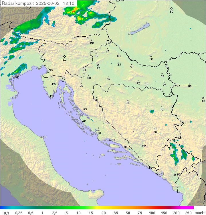 Padavine Hrvaška