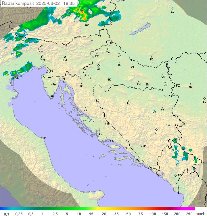 Padavine Hrvaška