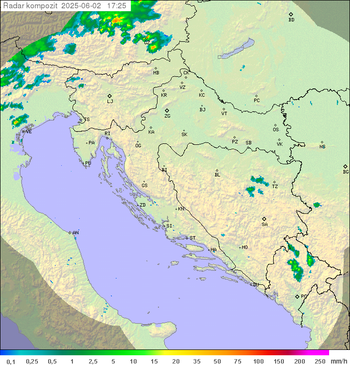 Padavine Hrvaška