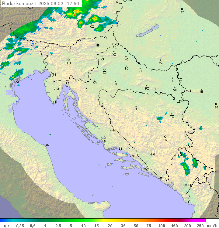 Padavine Hrvaška