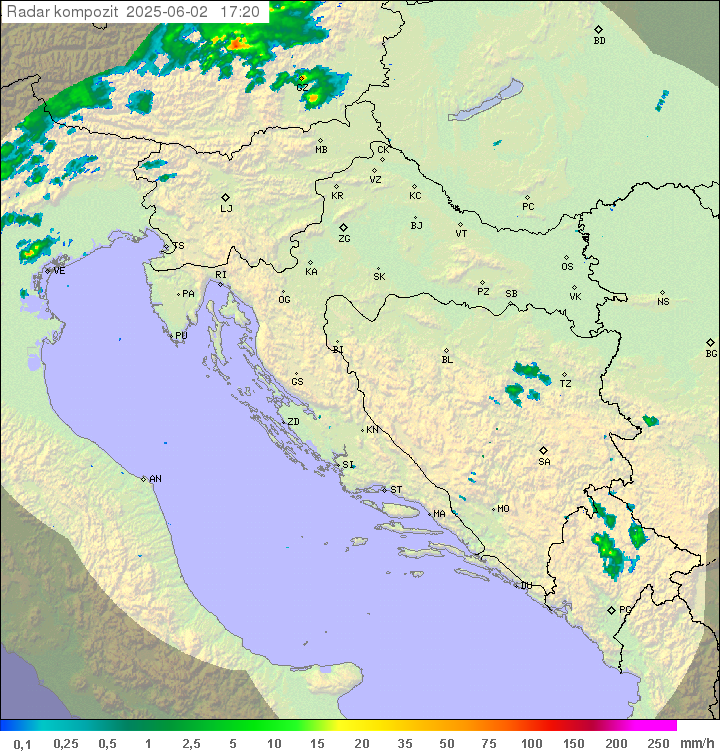 Padavine Hrvaška