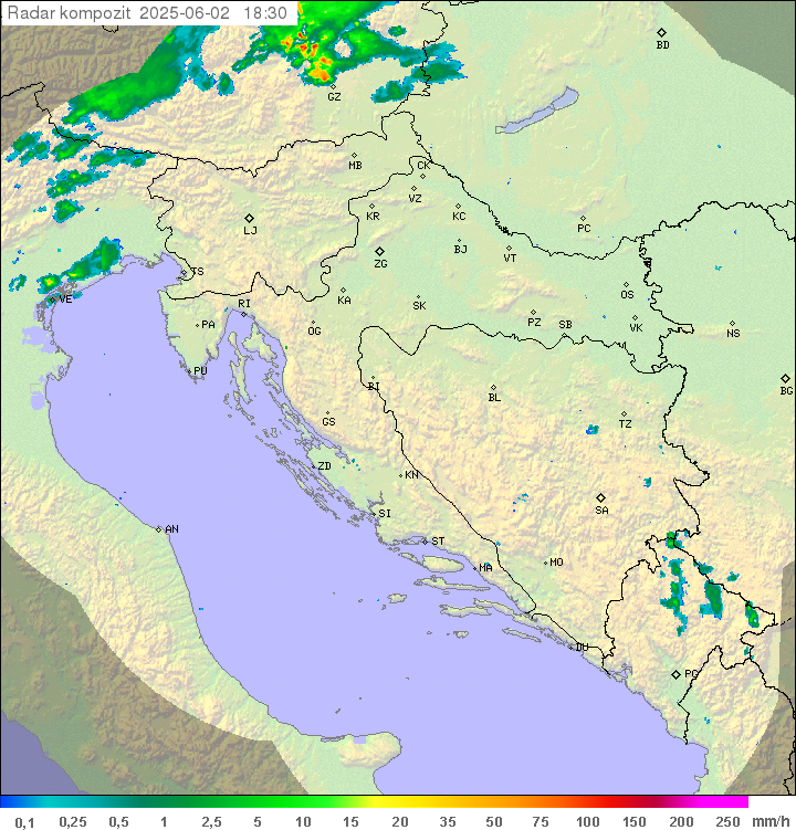 Padavine Hrvaška