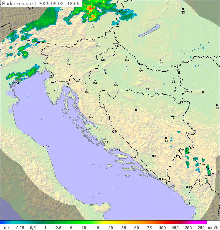 Padavine Hrvaška