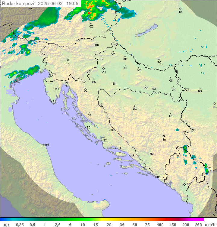 Padavine Hrvaška