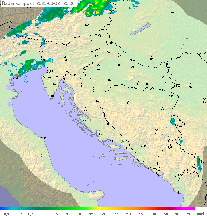 Padavine Hrvaška
