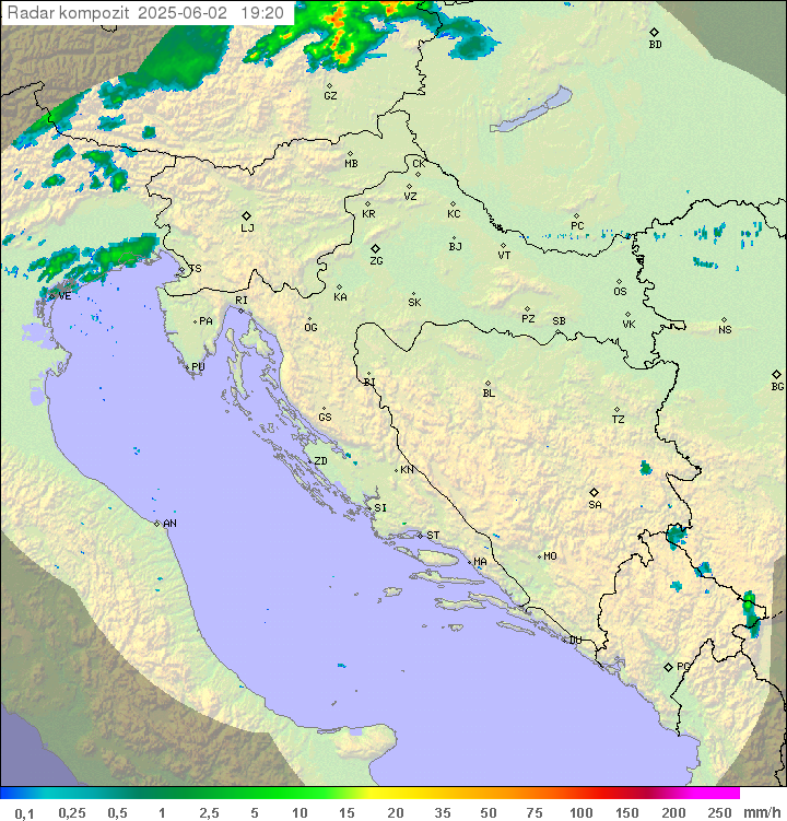 Padavine Hrvaška