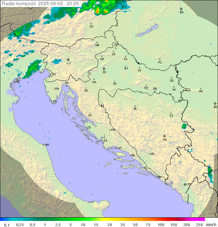 Padavine Hrvaška