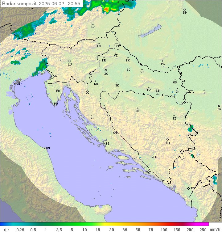 Padavine Hrvaška