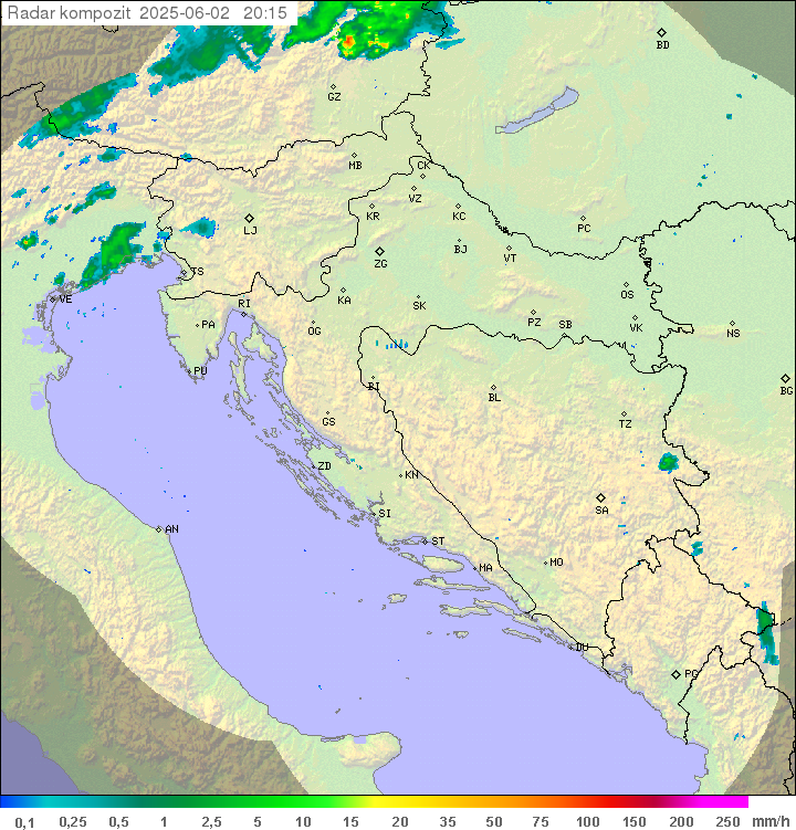 Padavine Hrvaška