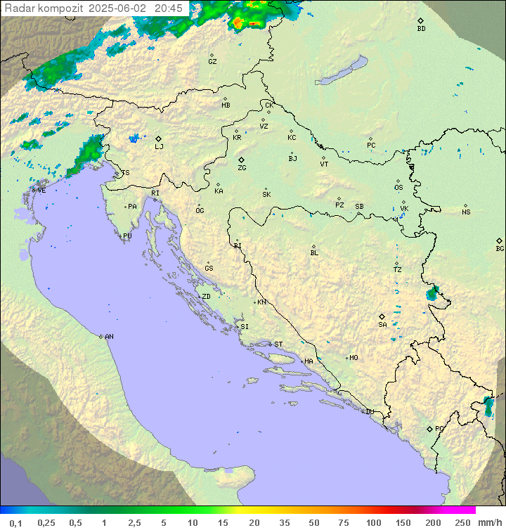 Padavine Hrvaška