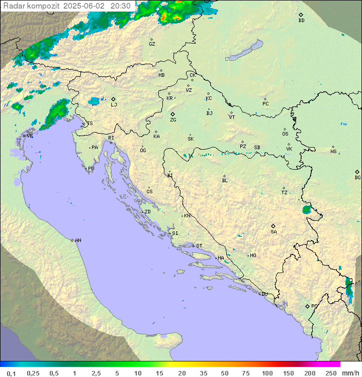 Padavine Hrvaška