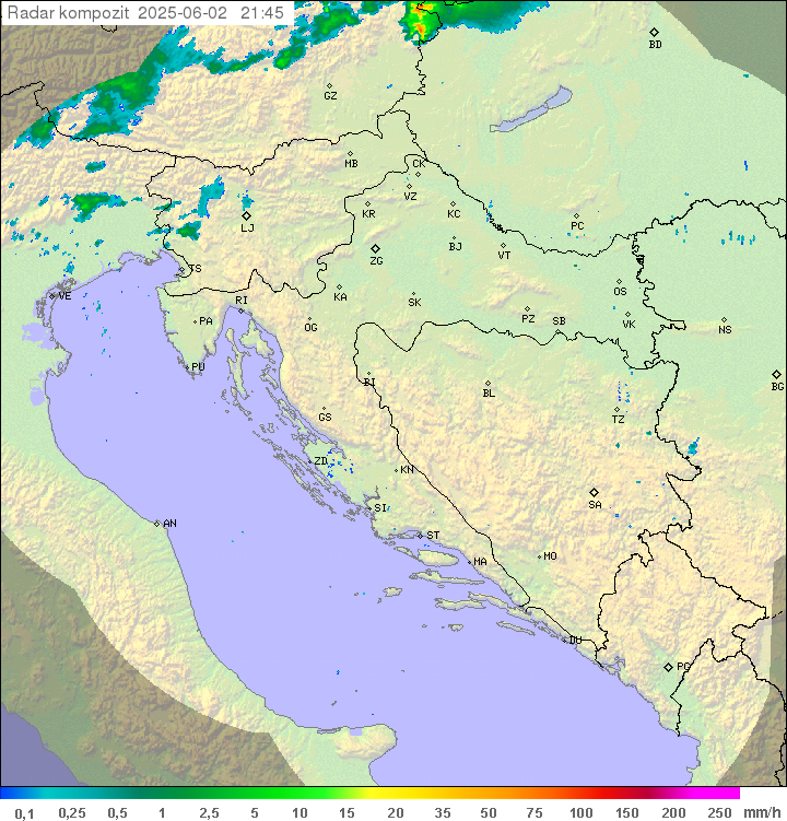 Padavine Hrvaška