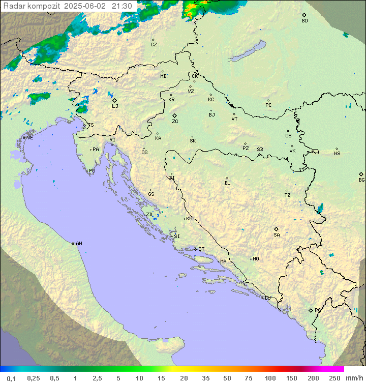 Padavine Hrvaška