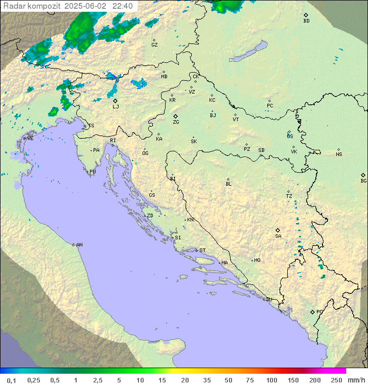 Padavine Hrvaška