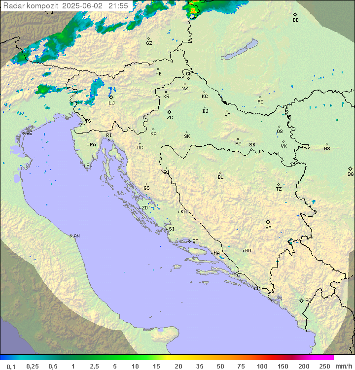 Padavine Hrvaška