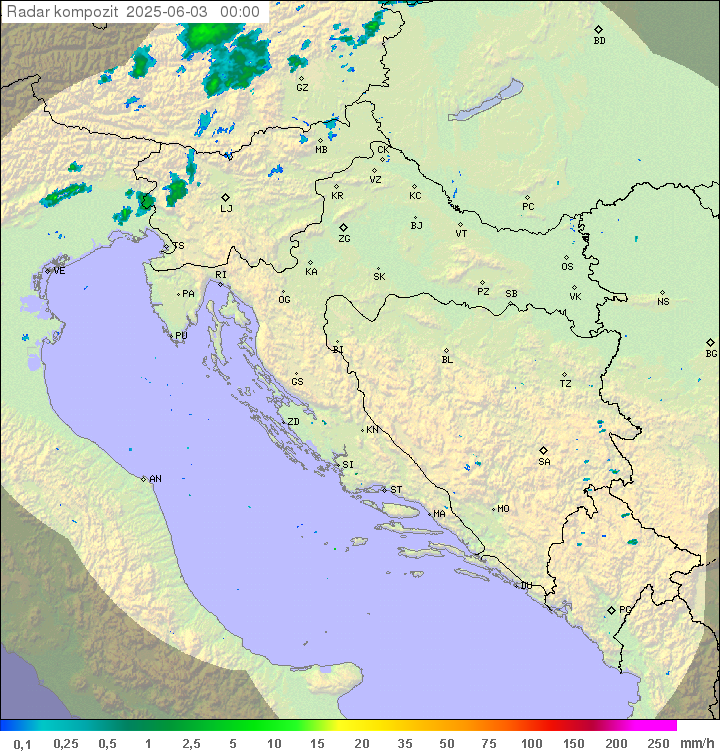 Padavine Hrvaška