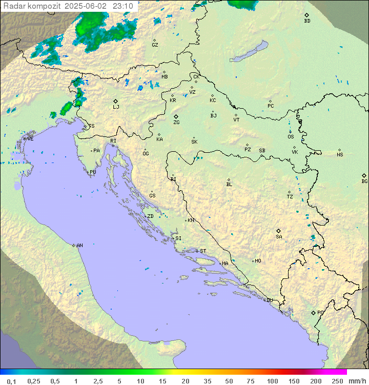 Padavine Hrvaška