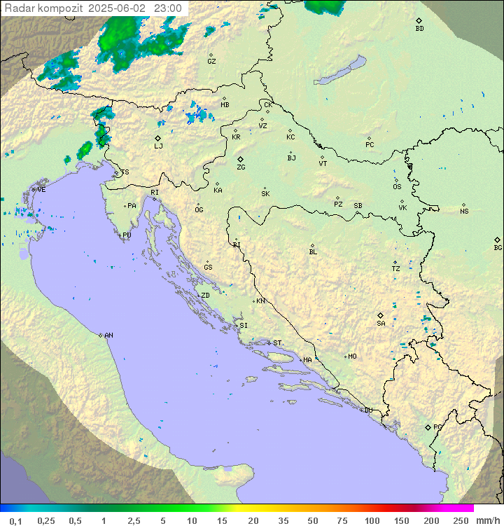 Padavine Hrvaška