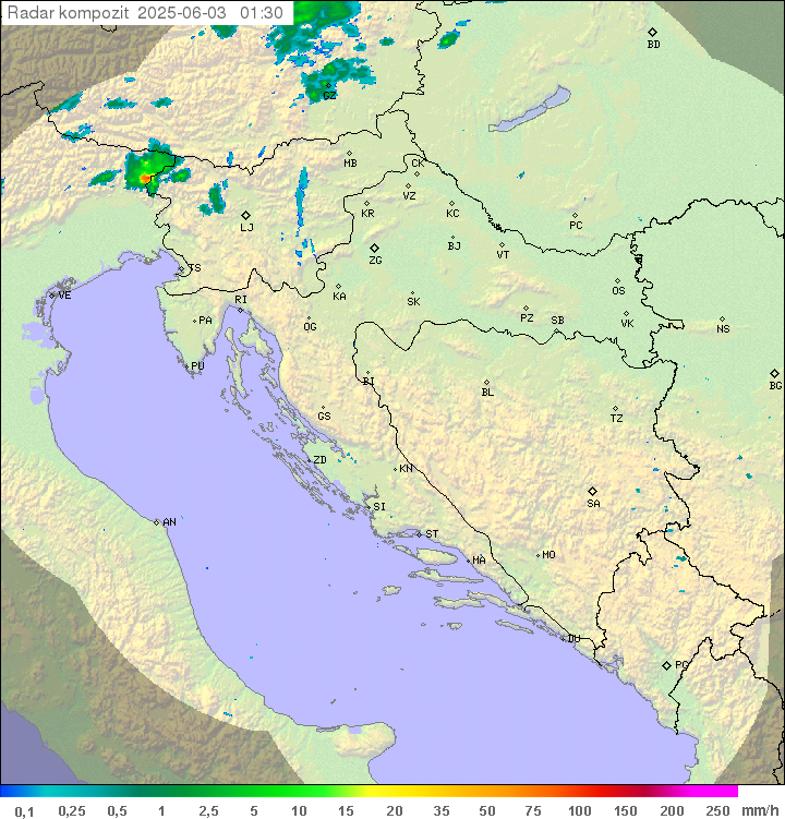 Padavine Hrvaška