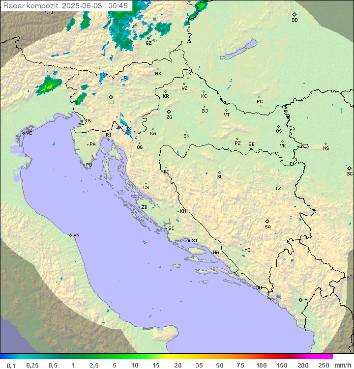 Padavine Hrvaška