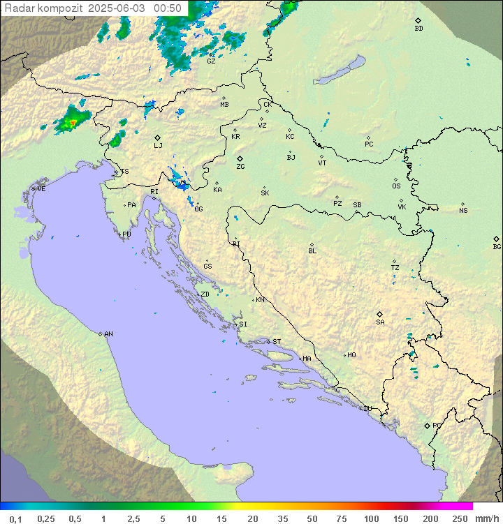 Padavine Hrvaška