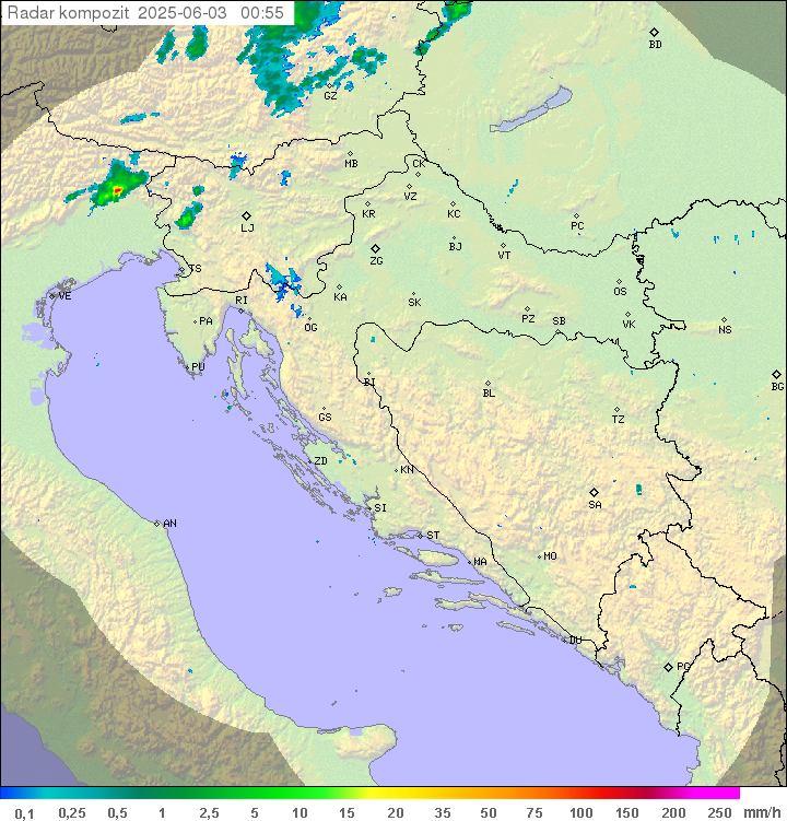 Padavine Hrvaška