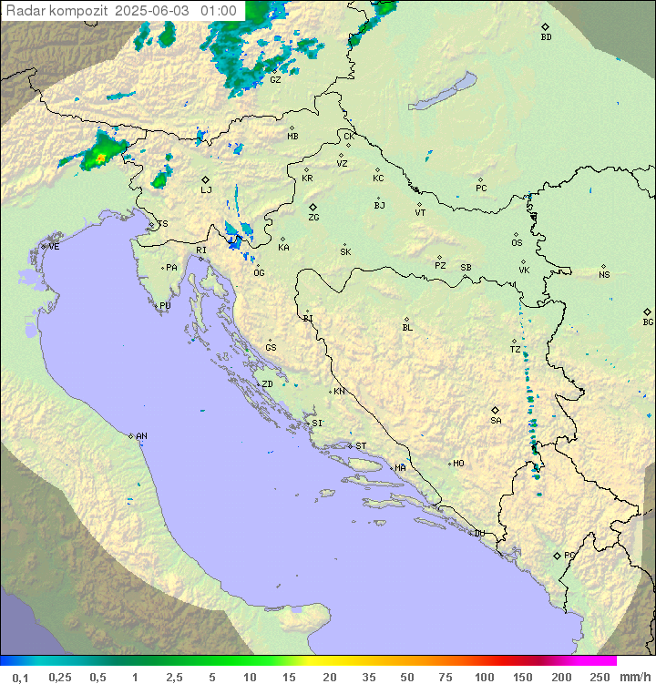Padavine Hrvaška