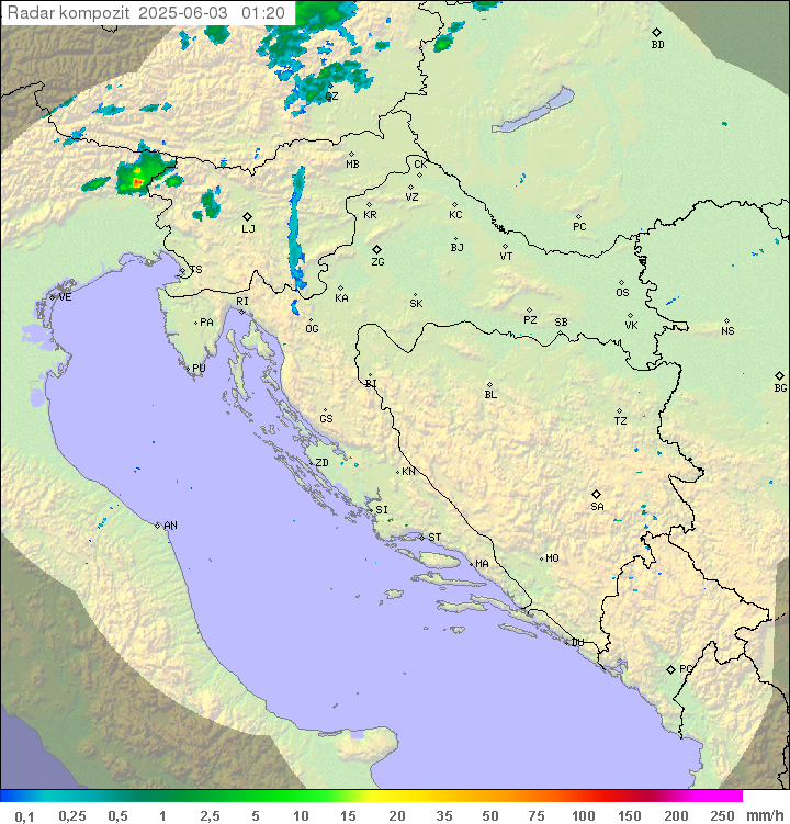 Padavine Hrvaška