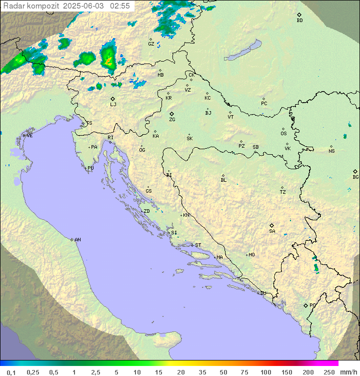 Padavine Hrvaška