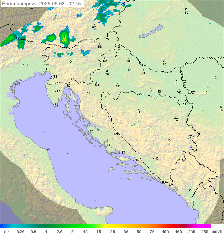 Padavine Hrvaška