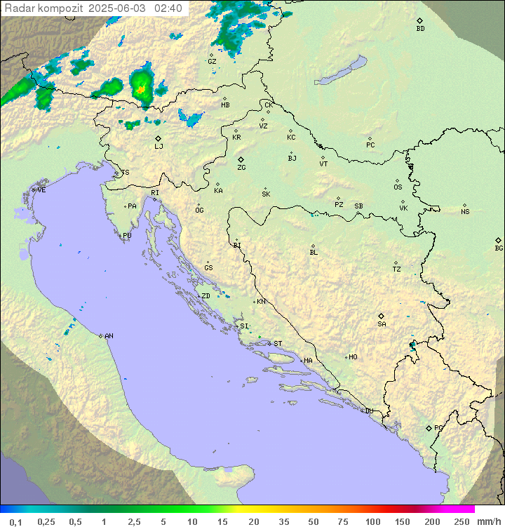 Padavine Hrvaška