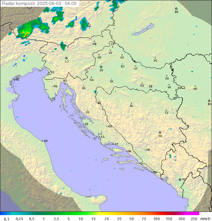 Padavine Hrvaška