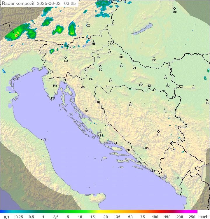 Padavine Hrvaška