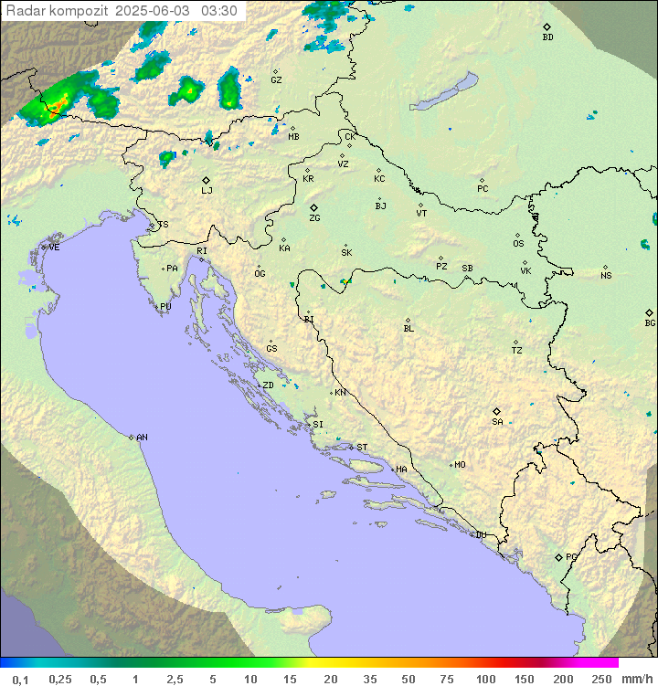 Padavine Hrvaška