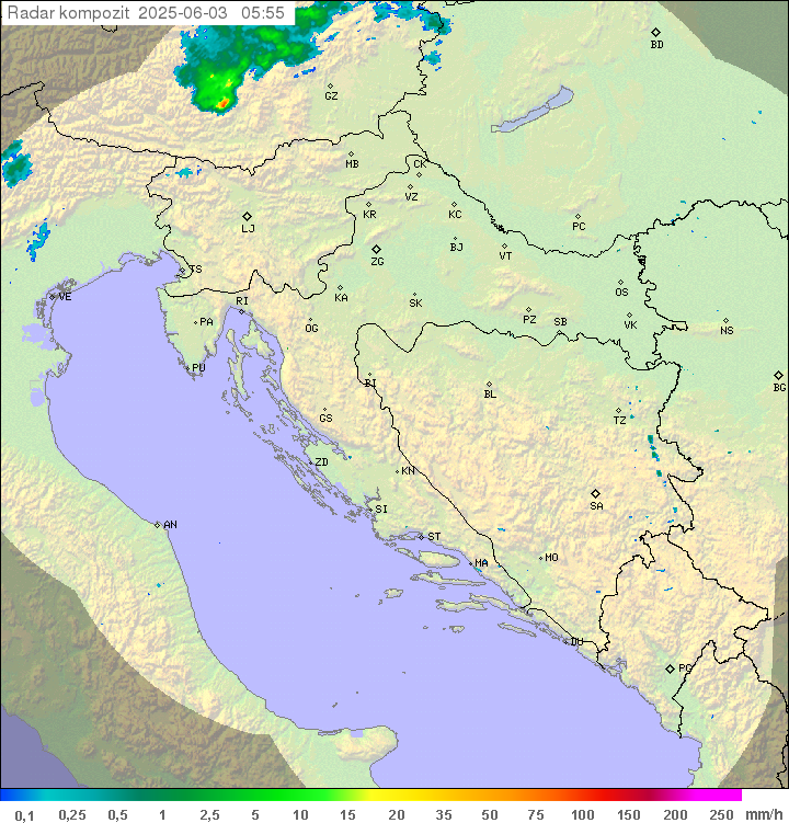 Padavine Hrvaška