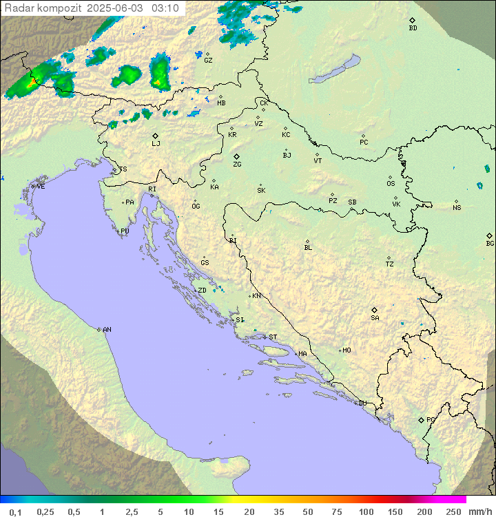 Padavine Hrvaška