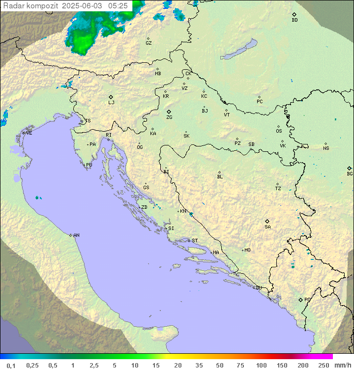 Padavine Hrvaška