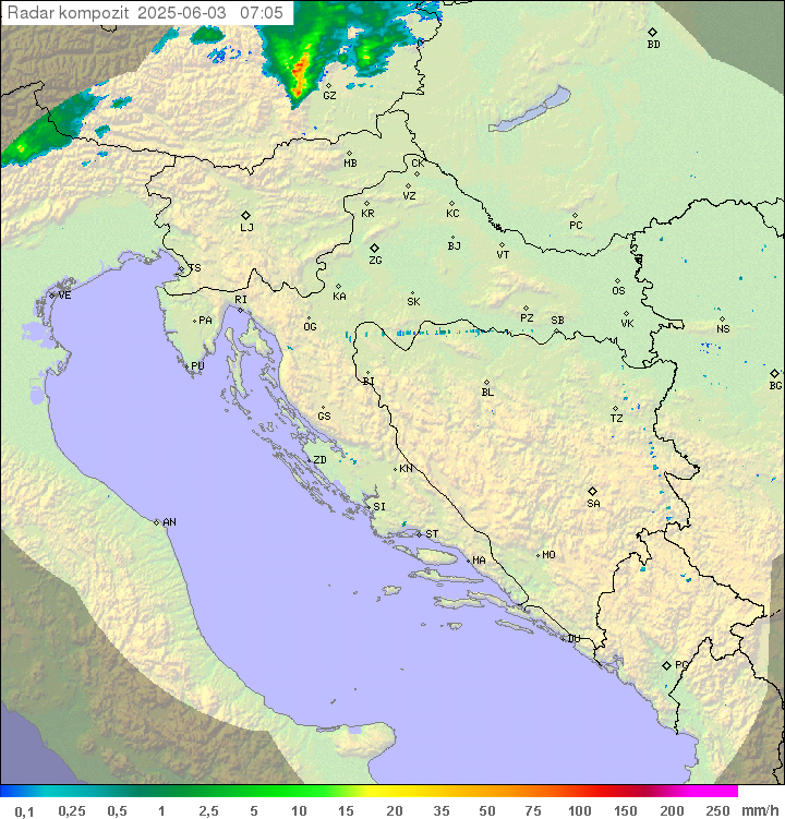 Padavine Hrvaška