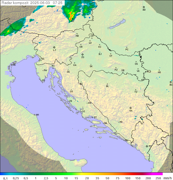 Padavine Hrvaška