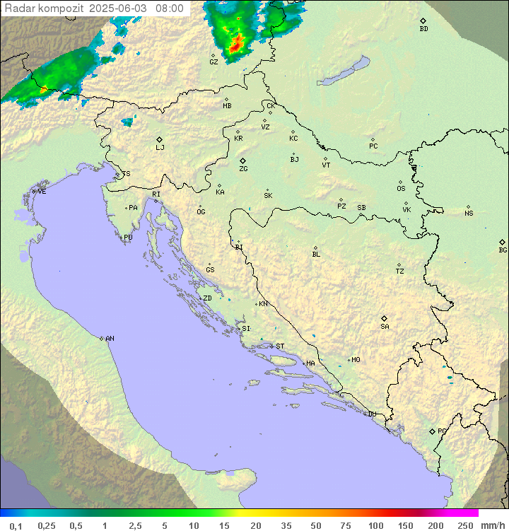 Padavine Hrvaška