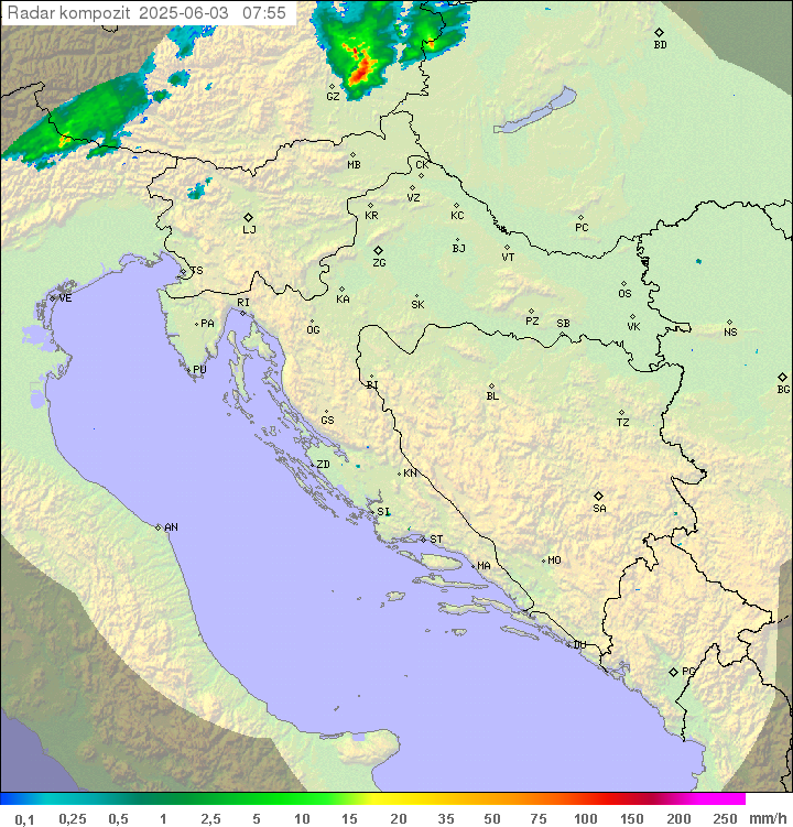 Padavine Hrvaška
