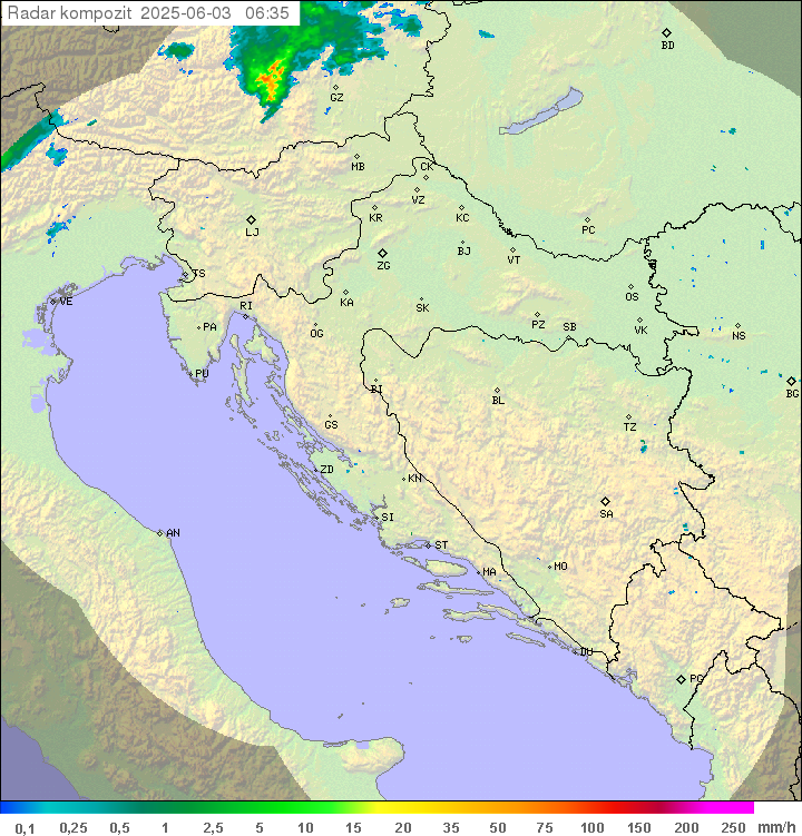Padavine Hrvaška