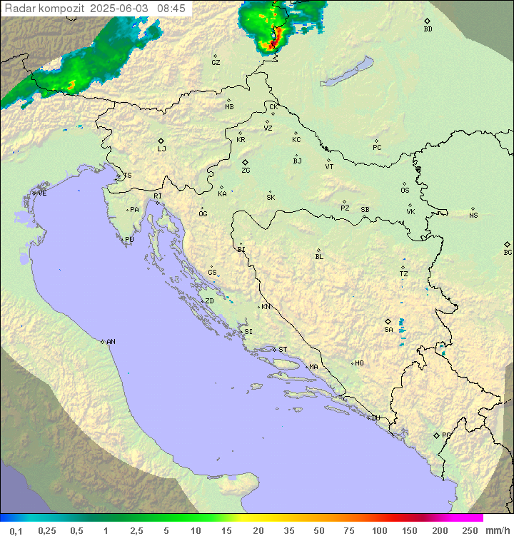 Padavine Hrvaška