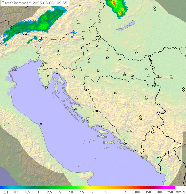 Padavine Hrvaška