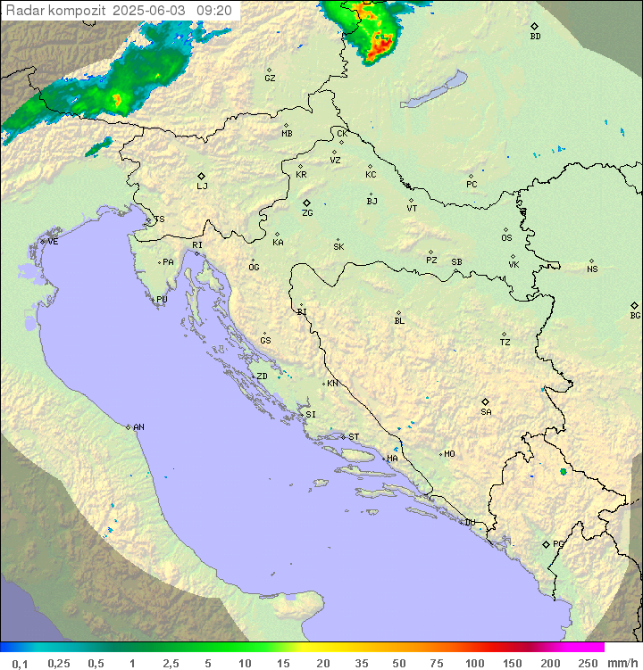 Padavine Hrvaška