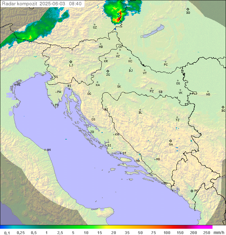 Padavine Hrvaška