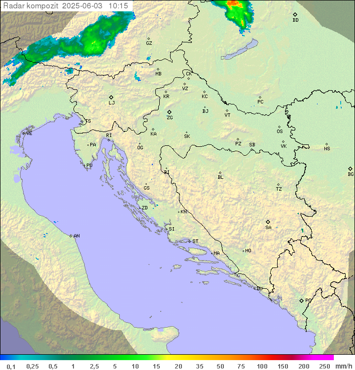 Padavine Hrvaška