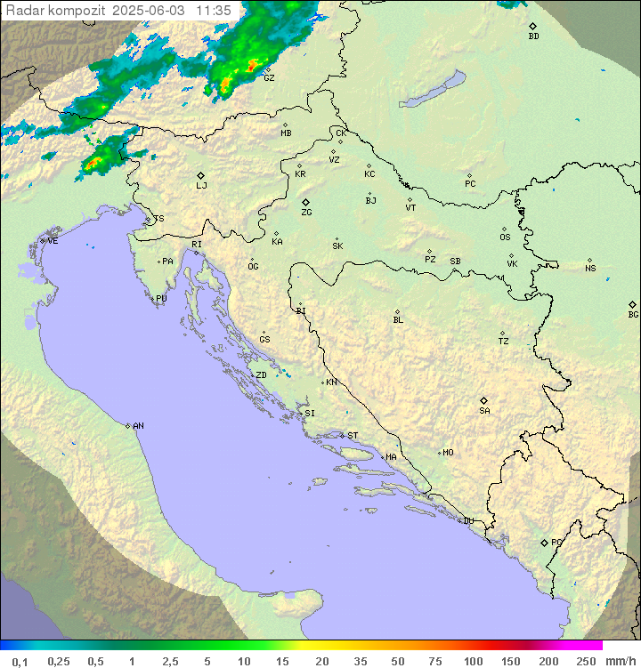 Padavine Hrvaška